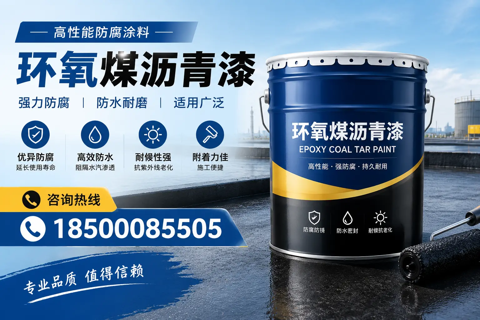 环氧煤沥青漆的主要成分与功能，龙岩用户深度了解
